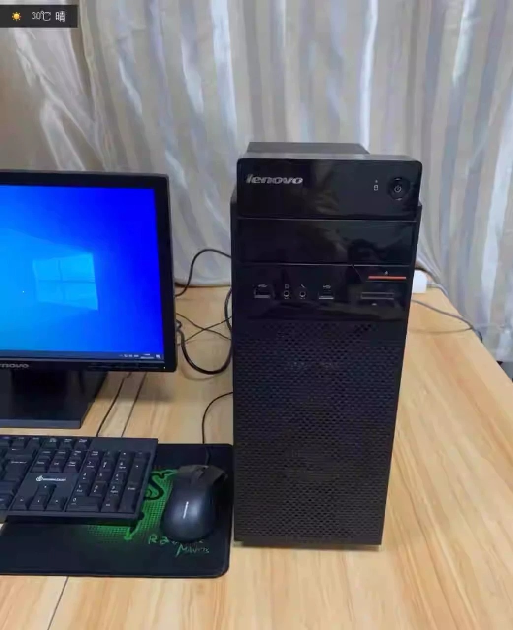 四核、i5二手办公电脑转让.联想台式电脑全套 有很多办